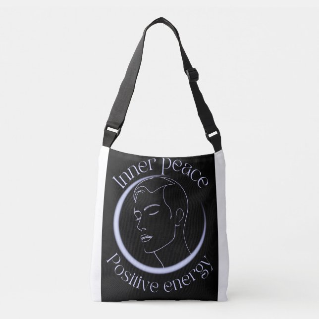 Sac Ajustable Paix intérieure Énergie positive – Ligne néon mini (Devant)