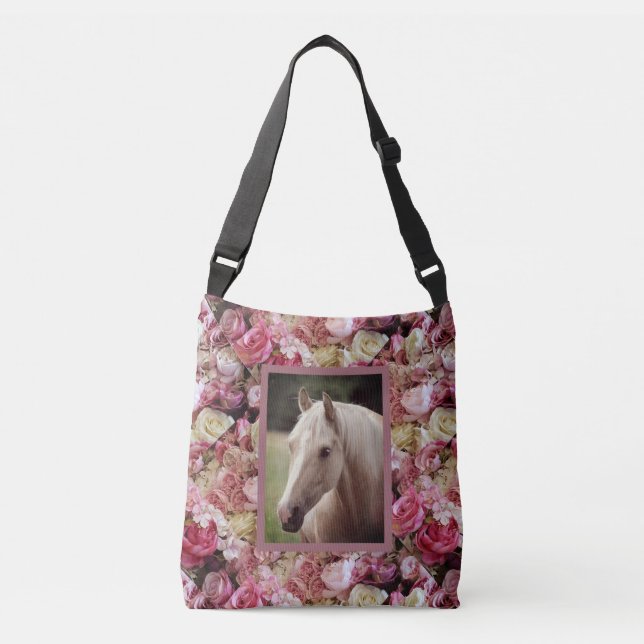 Sac Ajustable Palomino aux pivoines (Devant)