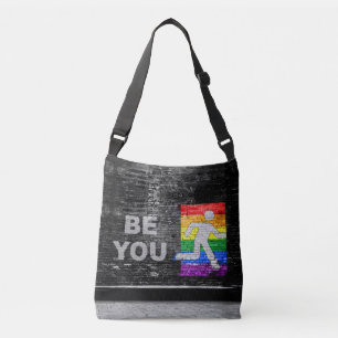 Sac Ajustable Panneau urbain aux couleurs de la fierté arc-en-ci