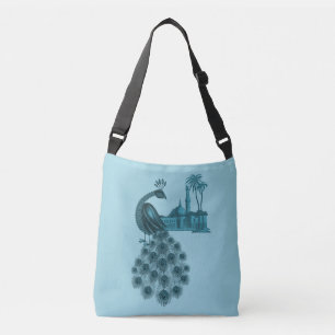 Sac Ajustable Paon Bleu Romantique