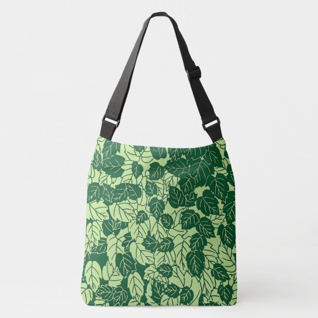 Sac Ajustable Papier japonais, émeraude et vert citron (Devant)