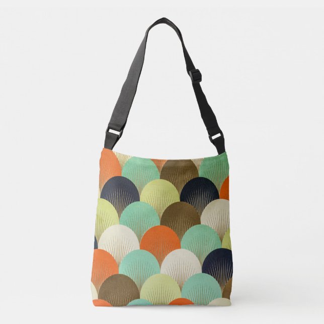 Sac Ajustable Papier peint coloré : design artistique. (Devant)