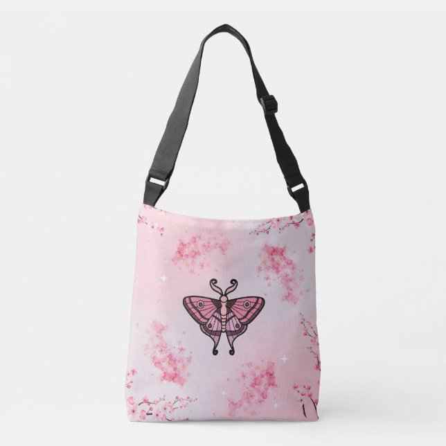 Sac Ajustable Papillon de fleur de cerisier Sakura Bliss (Devant)