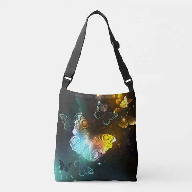 Sac Ajustable Papillon lumineux et papillons de nuit (Devant)