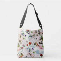 Papillon vintage Floral Paris Street Aquarelle