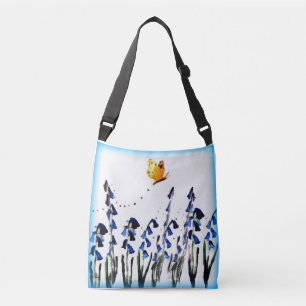 Sac Ajustable Papillons bleuets à papillons Nature florale