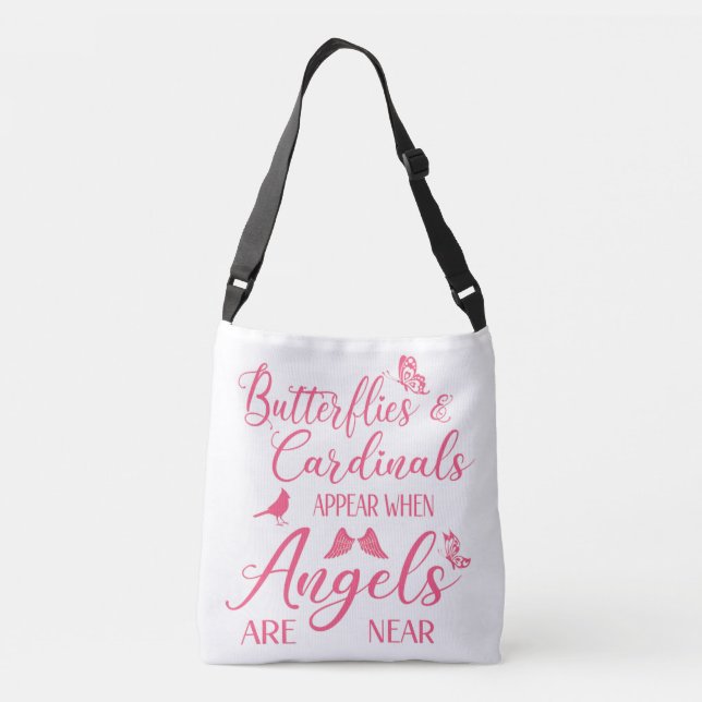 Sac Ajustable Papillons & Cardinaux Apparaissent Quand Angel Est (Dos)