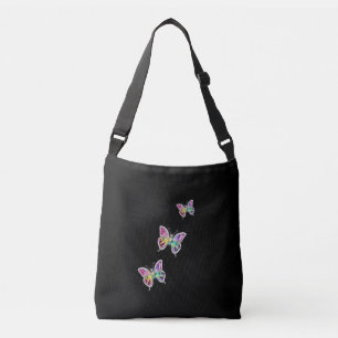 Sac Ajustable Papillons en cristal arc-en-ciel
