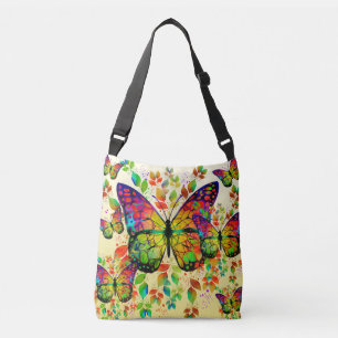 SAC AJUSTABLE PAPILLONS PRINTANIERS NATURE COLORÉE