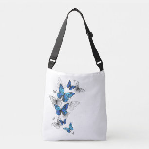 Sac Ajustable Papillons volants bleus Morpho