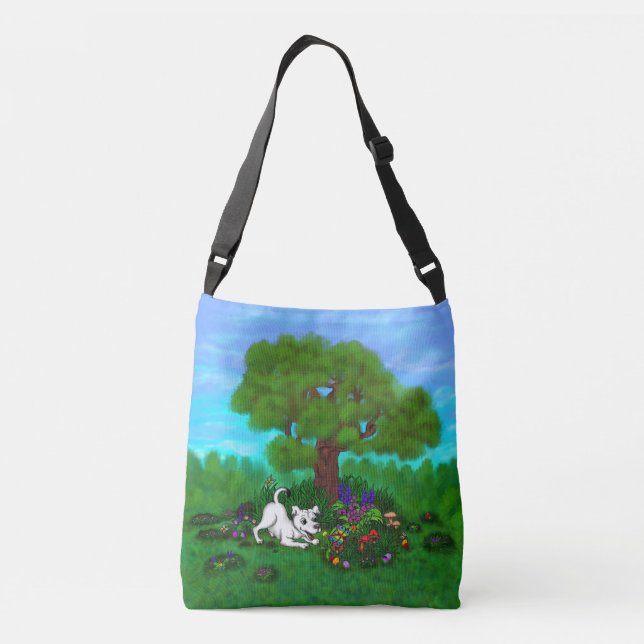 Sac Ajustable Pâques - capo et papillon de chiot (Dos)