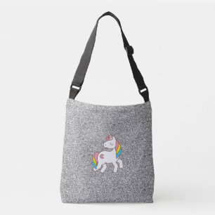 Sac Ajustable Pastel Silver Parties scintillant Unicorne