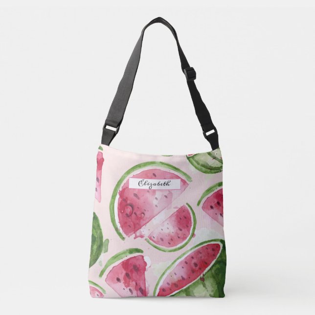 Sac Ajustable Pastèque aquarelle mignonne   (Devant)