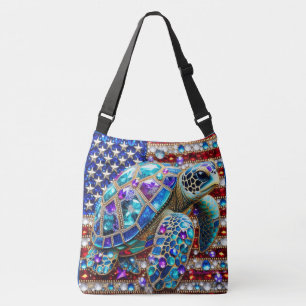 Sac Ajustable Patriotique de la tortue de mer de Bling
