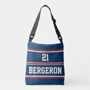 Sac Ajustable Patriotique Rouge Bleu Bleu Sports Jersey Stripes