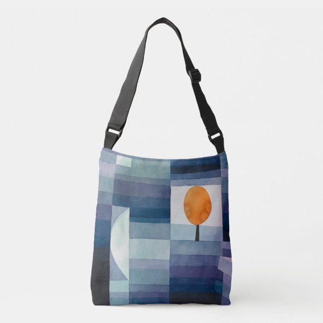 Sac Ajustable Paul Klee Abstrait Tree Blue Peinture (Devant)