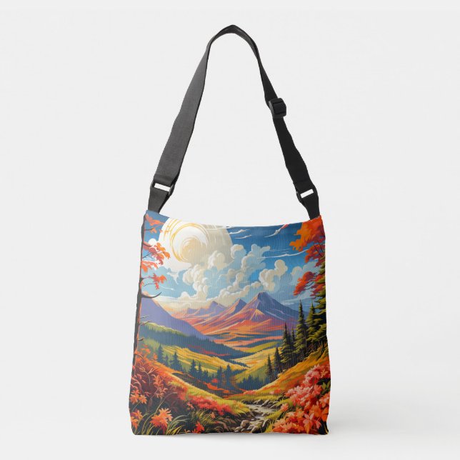 Sac Ajustable Paysage Campagne Illustration (Devant)