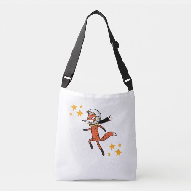 Sac Ajustable PBSummit Dash the Fox Astronaut Cross-Body Bag (Devant)