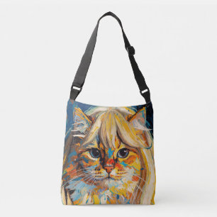Sac Ajustable Peinture à l'huile de chat mignon (#8)