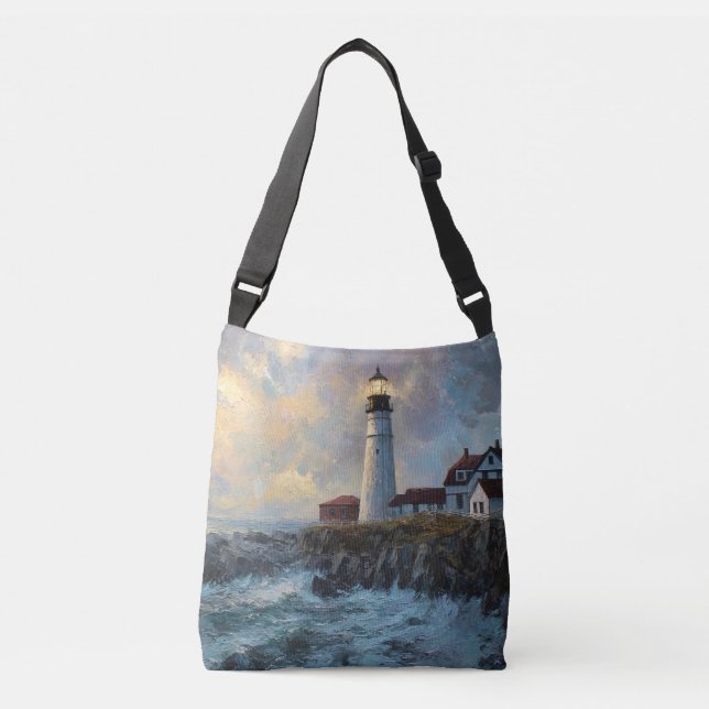 Sac Ajustable Peinture à l'huile texturée du phare (Devant)