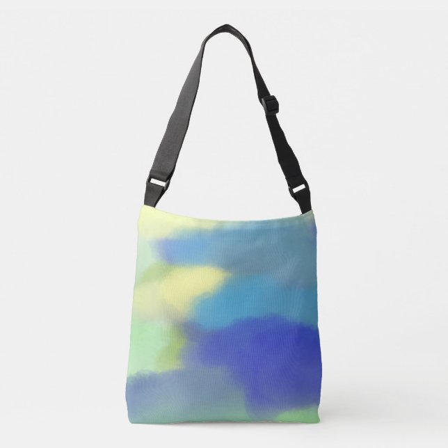 Sac Ajustable peinture abstraite à l'aquarelle (Devant)