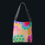 Sac Ajustable Peinture Abstraite originale<br><div class="desc">Ma peinture abstraite colorée fait de ce beau sac à épaule une oeuvre d'art funky !</div>