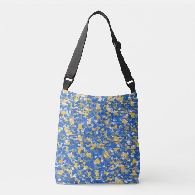 Sac Ajustable Peinture bleu, jaune et blanc éclats 8200 (Devant)