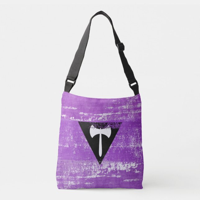 Sac Ajustable Peinture de fierté lesbienne (Labrys) (Devant)