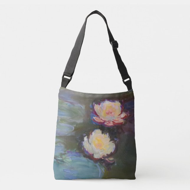 Sac Ajustable Peinture de nénuphars d'étang de Monet (Devant)