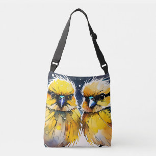 Sac Ajustable peinture, deux oiseaux