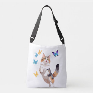 Sac Ajustable Peinture vectorielle chat adorable amusant jouer p