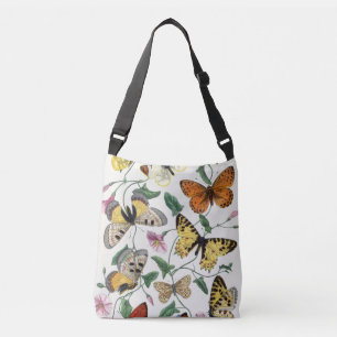 Sac Ajustable Peinture vintage de papillon et de papillon