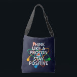 SAC AJUSTABLE PENSEZ À UN PROTON ET RESTEZ POSITIF<br><div class="desc">Rester positif n'est jamais facile à moins de penser comme un proton et alors vous resterez toujours positif. Partagez maintenant les bonnes nouvelles. Un design cool,  tendance et amusant d'inspiration scientifique. Conçu par Science Geekness© à l'adresse http://www.zazzle.com/sciencegeekness*</div>