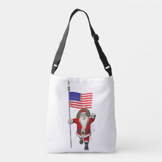 Sac Ajustable Père Noël Patriotique Avec Étoiles Et Rayures