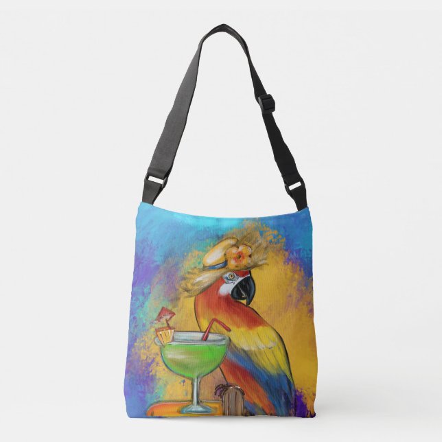 Sac Ajustable Perroquets de fête (Devant)