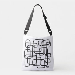 Sac Ajustable Personalised Custom Name Abstract Line Art