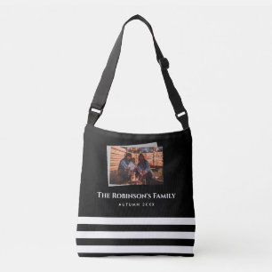 Sac Ajustable Personnalisé votre photo dans un cadre noir avec d