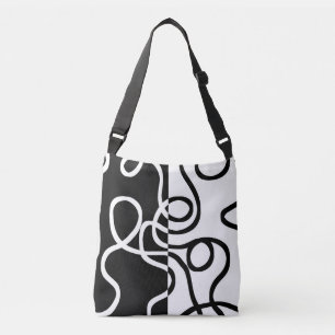 Sac Ajustable Persuasion linéaire I : Abstrait noir et blanc