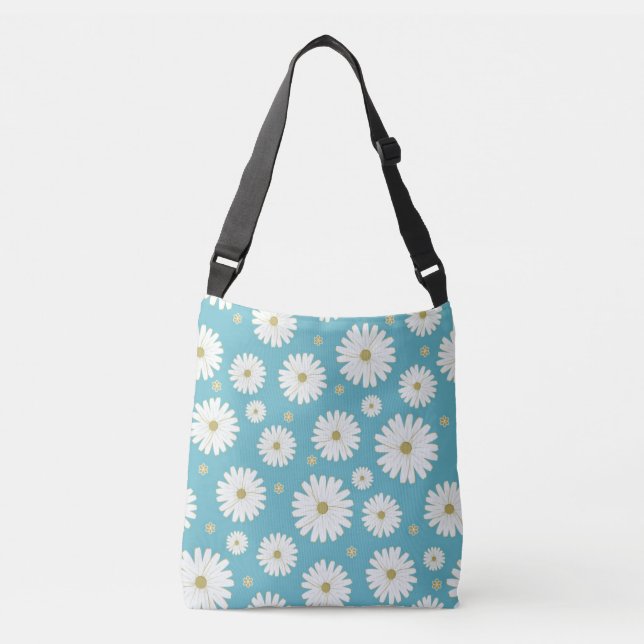 Sac Ajustable Pétales de fleurs blanches (Devant)