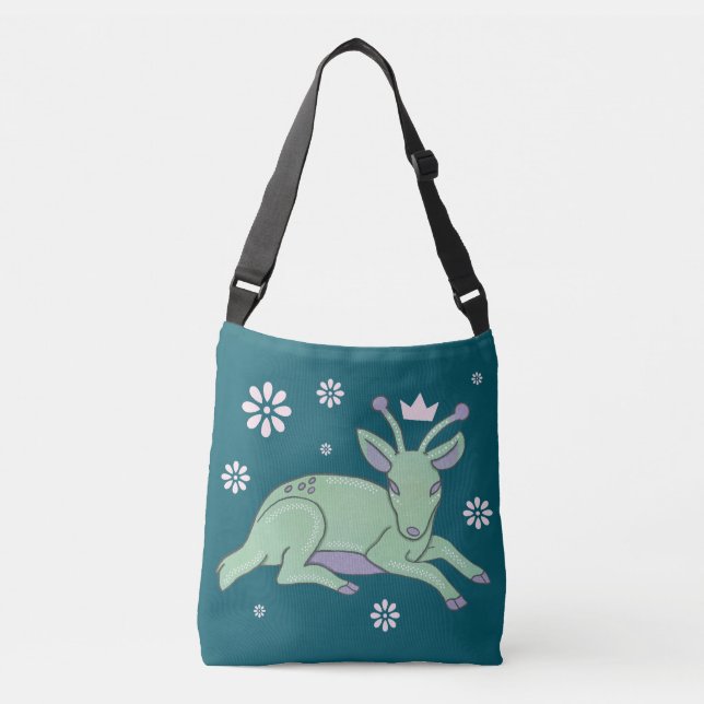 Sac Ajustable Peuple de cerfs extraterrestres Art folklorique |  (Devant)