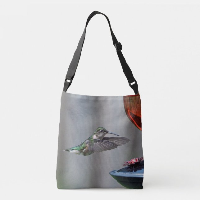 Sac Ajustable Photo d'alimentation rouge des colibris (Dos)