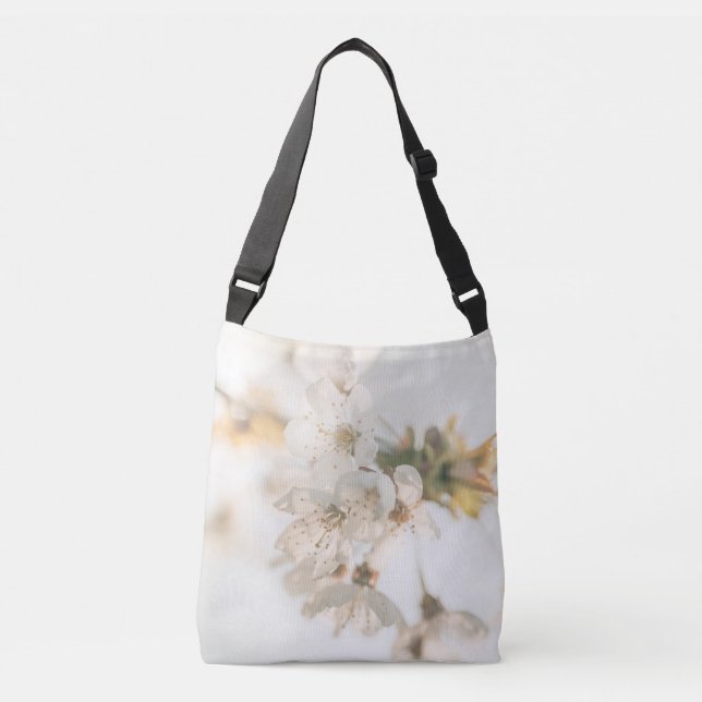 Sac Ajustable Photo de la nature en fleurs blanches (Devant)