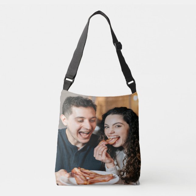 Sac Ajustable Photo de manger du bacon Personnaliser (Devant)