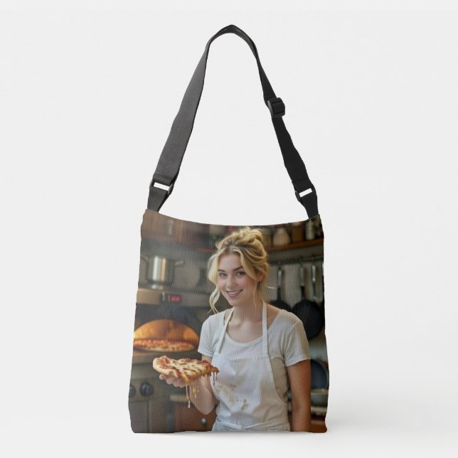 Sac Ajustable Photo de pizza personnalisable (Devant)