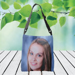 Sac Ajustable Photo personnalisée et nom double face<br><div class="desc">Téléchargez une photo et créez facilement votre sac à main photo à double face personnalisé. Cliquez sur CUSTOMISER PLUS LOIN pour ajouter des détails comme du texte ou des graphiques. Vous pouvez TRANSFÉRER ce DESIGN sur d'autres produits Zazzle et l'ajuster à la plupart des articles Zazzle. Les conceptions Studio standard...</div>