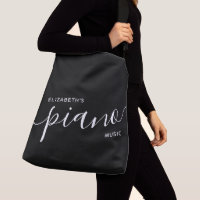 Piano Stuff Nom personnalisé Grand Crossbody