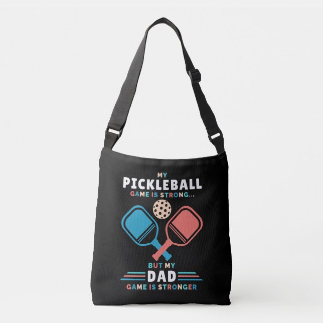 Sac Ajustable Pickleball Papa Stronger Papa Jeu Père (Devant)