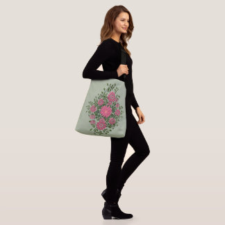 Sac Ajustable Pink Floral Spray