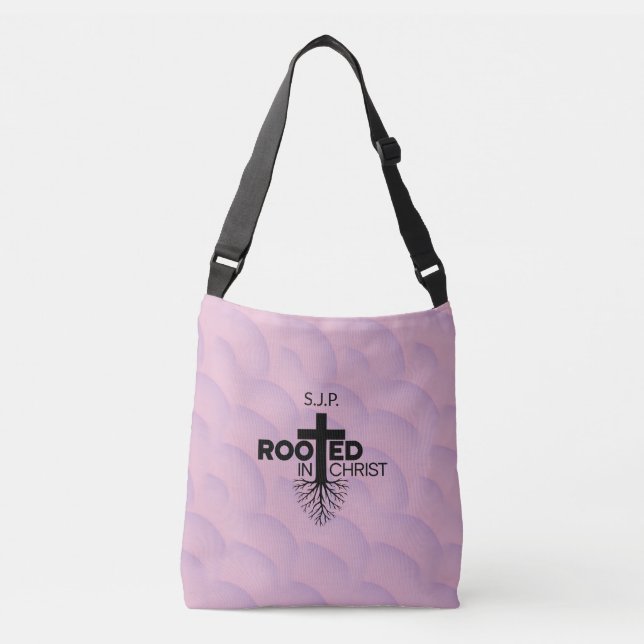 Sac Ajustable Pink Lilac Wavy Bubbles Rooted In Christ Christian (Devant)
