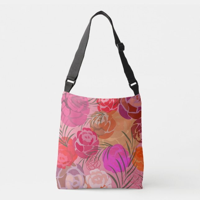 Sac Ajustable Pink plants (Devant)
